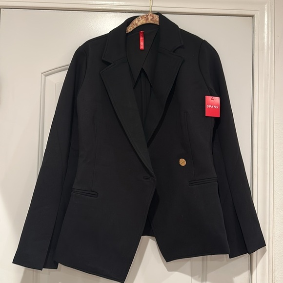 NWT Spanx Black Perfect Asymmetric Classic
Tailored Blazer Sz XS - Picture 4 of 10